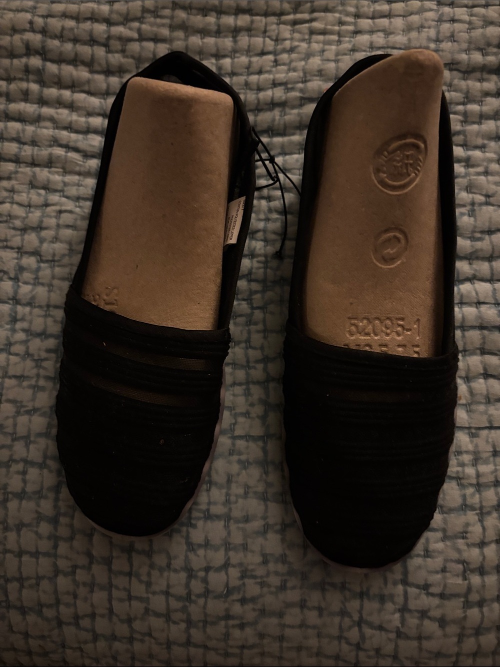 Women's Black Slip-On Casual Flats